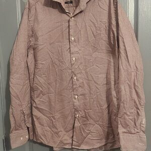Hugo Boss  Red Casual Button Down Shirt